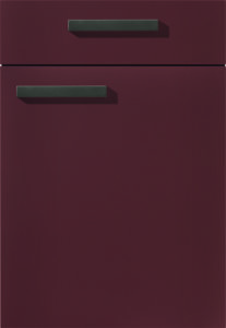nobilia’s Easytouch 963, Graphite Black, a modern kitchen cabinet front