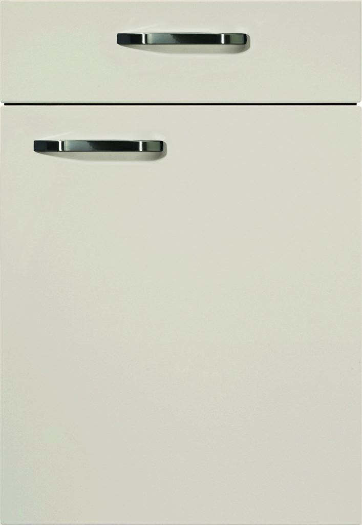 nobilia’s Laser 415, Sand, a modern kitchen cabinet front