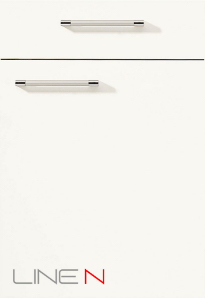 nobilia’s Laser 416, White, a modern kitchen cabinet front