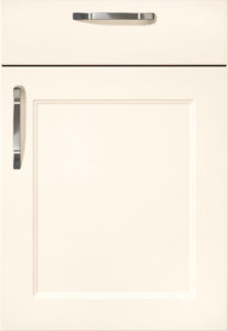 nobilia’s Chalet 883, Honed Ivory, traditional kitchen cabinet front