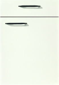 nobilia’s Alpine 817, Alpine White High Gloss, a modern kitchen cabinet front