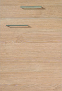 nobilia’s Riva 887, Somerset Oak impression, a “organic” kitchen cabinet front