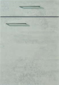 nobilia’s Riva 892, Concrete Grey impression, a modern kitchen cabinet front