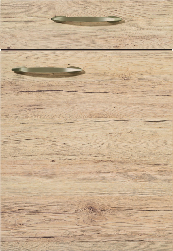 nobilia’s Riva 893, Sanremo oak impression, a “organic” kitchen cabinet front