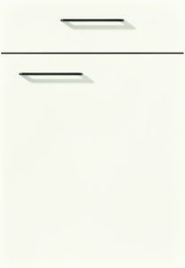 nobilia’s Speed 244, Alpine White, a modern kitchen cabinet front