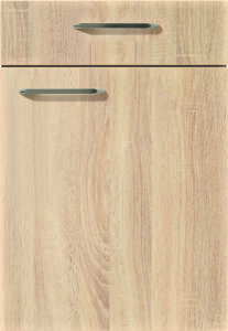 nobilia’s Speed 262, Virginia Wood impression, a “organic” kitchen cabinet front