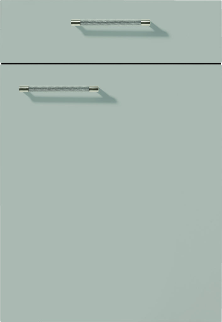 nobilia's Touch 341, Stone Grey Supermatt, a modern kitchen cabinet front