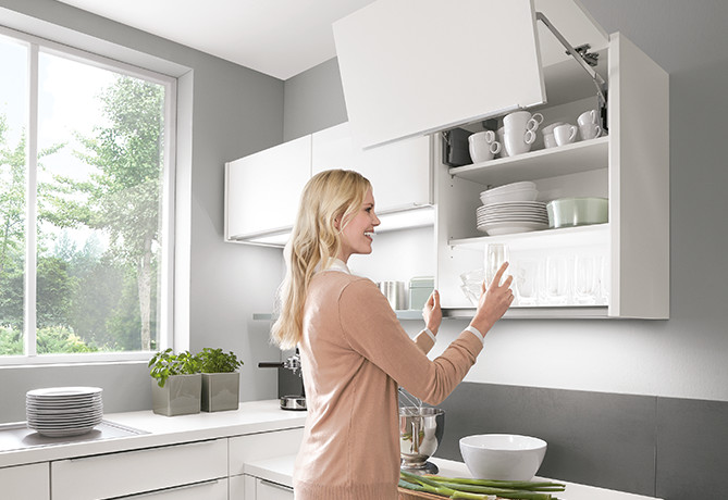 ergonomic kitchen cabinets by nobilia