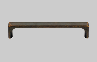 nobilia's antique iron colored metal handle, number 276