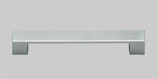 nobilia's stainless steel metal handle, 069, with a matte finish