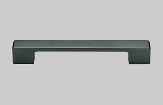 nobilia's titanium colored metal handle, number 358