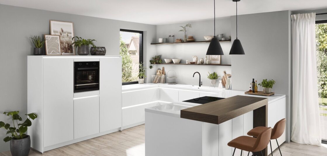 Senso White Modern Kitchen